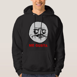 Gusta Rage Face Meme Hoodie
