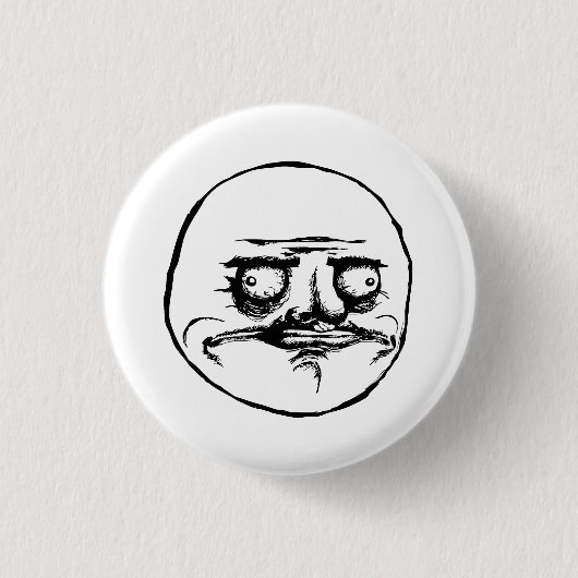 Gusta Rage Face Meme Ronde Button 3,2 Cm (Voorkant)