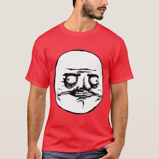 Gusta Rage Face Meme T-shirt (Voorkant)