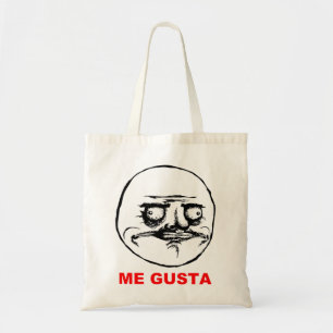 Gusta Rage Face Meme Tote Bag