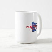 Gustafson Motors Wordmark Design Large Mok (Voorkant rechts)