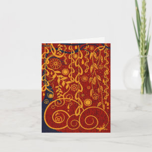 Gustav Garden Abstracte kunst Note Kaart