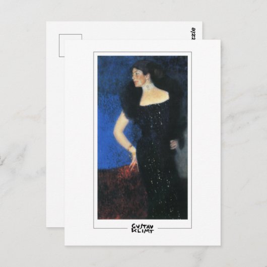 Gustav Klimt #119 - Kunstmatig Briefkaart (Voorkant / Achterkant)