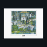 Gustav Klimt #24 - Carte postale Art<br><div class="desc">Gustav Klimt - Église À Cassone 1913. Carte postale Art & signature #24 par The Zedign House. Pour plus d'images et de dessins de Gustav Klimt - Peintures et dessins,  visitez https://books.zedign.com/zas/166.html</div>