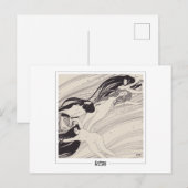 Gustav Klimt #341 - Carte postale d'art fin (Devant / Derrière)