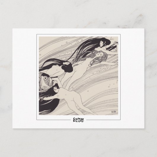 Gustav Klimt #341 - Kunstmatig Briefkaart (Voorkant)