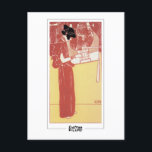 Gustav Klimt #48 - Carte postale Art<br><div class="desc">Gustav Klimt - Musique 1901. Carte postale Art & signature #48 par The Zedign House. Pour plus d'images et de dessins de Gustav Klimt - Peintures et dessins,  visitez https://books.zedign.com/zas/166.html</div>