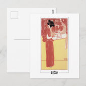 Gustav Klimt #48 - Kunstmatig Briefkaart (Voorkant / Achterkant)