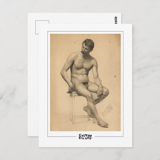 Gustav Klimt #514 - Kunstposter Briefkaart (Voorkant / Achterkant)