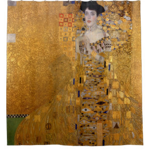 Gustav Klimt Adele, Art deco, Art nouveau, Gold Douchegordijn