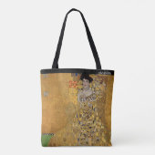 Gustav Klimt – Adele Bloch-Bauer – Aangepaste teks Draagtas (Achterkant)