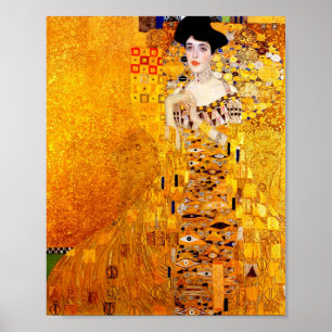 Gustav Klimt Adele Bloch-Bauer  Art Nouveau Poster