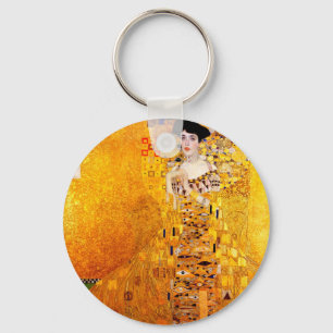 Gustav Klimt Adele Bloch-Bauer Art Nouveau Sleutelhanger