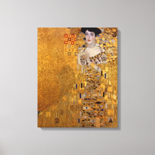 Gustav Klimt - Adele Bloch-Bauer I. Canvas Afdruk (Voorkant)