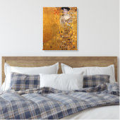 Gustav Klimt - Adele Bloch-Bauer I. Canvas Afdruk (Insitu (Slaapkamer))