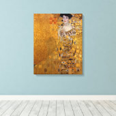 Gustav Klimt - Adele Bloch-Bauer I. Canvas Afdruk (Insitu (Houten vloer))