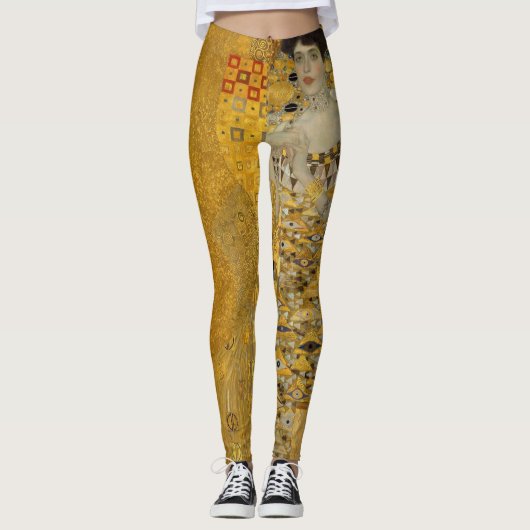 Gustav Klimt - Adele Bloch-Bauer I Leggings (Voorkant)