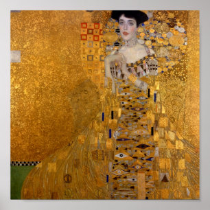 Gustav Klimt // Adele Bloch-Bauer-portret Poster