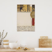 Gustav Klimt affiche d'exposition de la Sécession (Cuisine)