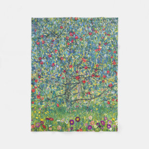 Gustav Klimt - Appelboom Fleece Deken