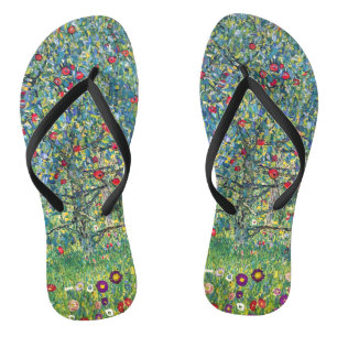 Gustav Klimt - Appelboom Teenslippers