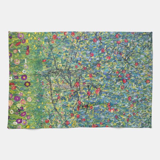 Gustav Klimt - Appelboom Theedoek (Horizontaal)