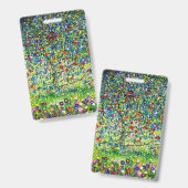 Gustav Klimt Apple Tree Badge (Voor- en achterkant)