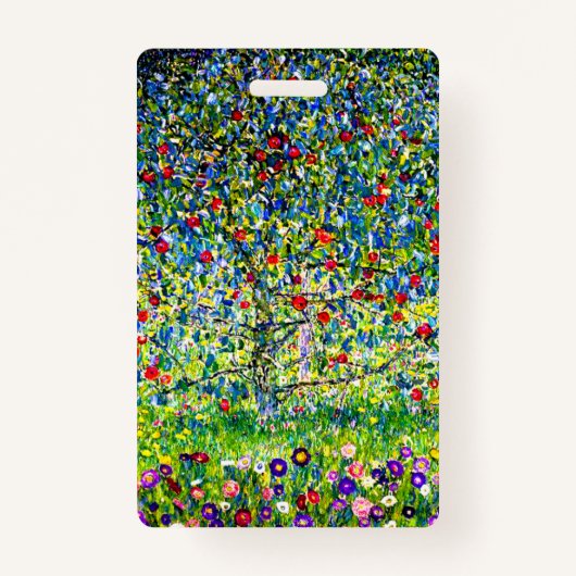 Gustav Klimt Apple Tree Badge (Voorkant)