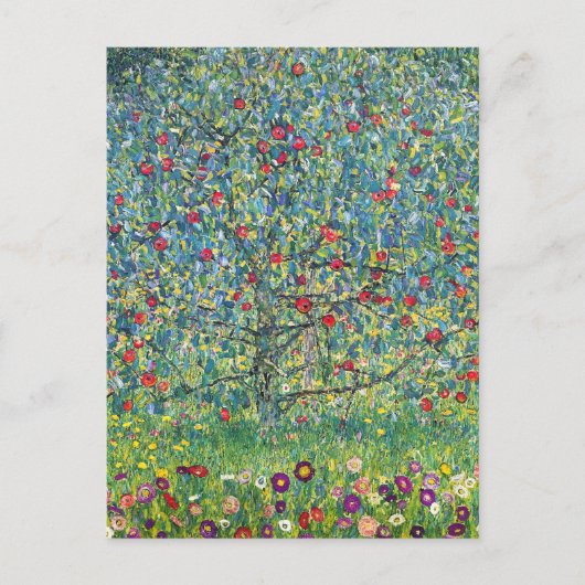 Gustav Klimt - Apple Tree Briefkaart (Voorkant)