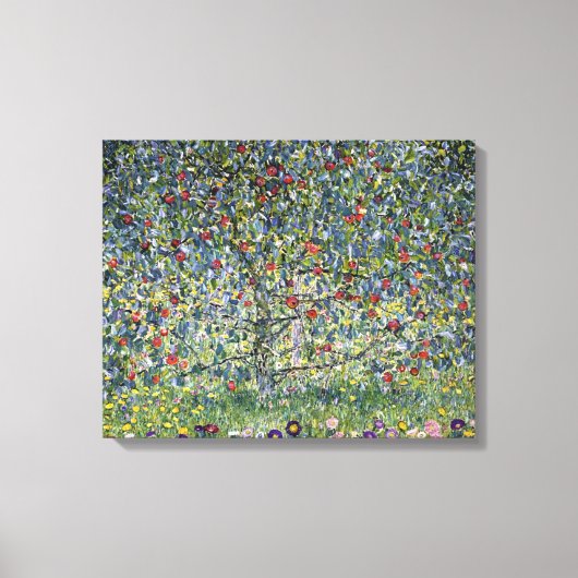 Gustav Klimt Apple Tree Canvas Afdruk (Voorkant)