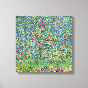 Gustav Klimt - Apple Tree Canvas Afdruk