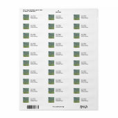 Gustav Klimt - Apple Tree Etiket (Full Sheet)