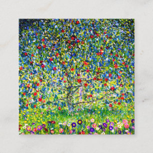 Gustav Klimt Apple Tree Informatiekaartje