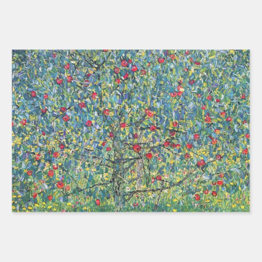 Gustav Klimt - Apple Tree Inpakpapier Vel (Voorkant)