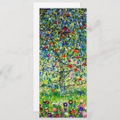 Gustav Klimt Apple Tree Kaart (Voorkant / Achterkant)