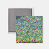Gustav Klimt - Apple Tree Magneet (Voorkant / Achterkant)