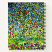 Gustav Klimt Apple Tree Notitieboek (Achterkant)
