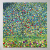 Gustav Klimt - Apple Tree Poster (Voorkant)