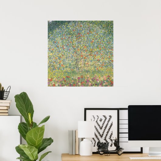 Gustav Klimt Apple Tree Poster (Thuiskantoor)