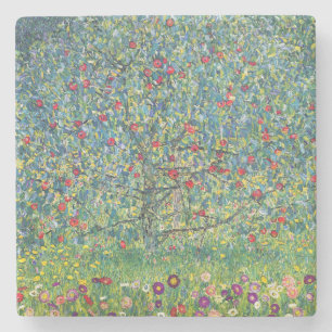 Gustav Klimt - Apple Tree Stenen Onderzetter