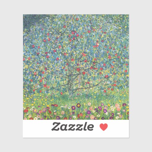 Gustav Klimt - Apple Tree Sticker (Vel)