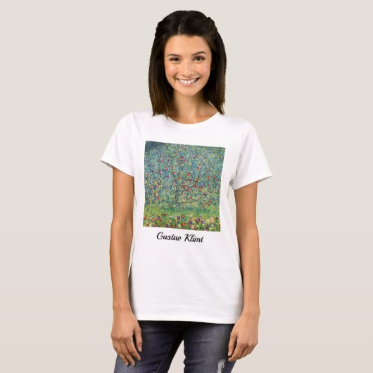 Gustav Klimt - Apple Tree T-shirt (Voorkant volledig)