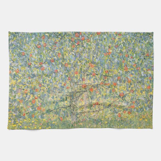 Gustav Klimt Apple Tree Theedoek (Horizontaal)