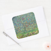 Gustav Klimt - Apple Tree Vierkante Sticker (Envelop)