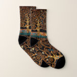 Gustav Klimt, Arbre de la Vie,<br><div class="desc">Gustav Klimt,  Arbre de la Vie,  Chaussettes</div>