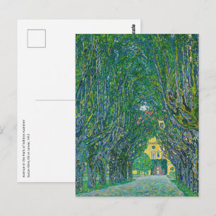 Gustav Klimt - Avenue in het Park Schloss Kammer Briefkaart