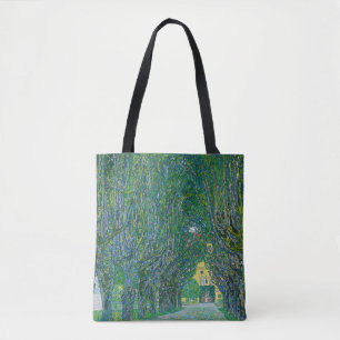 Gustav Klimt - Avenue in het Park Schloss Kammer Draagtas