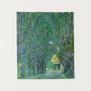 Gustav Klimt - Avenue in het Park Schloss Kammer Wandkleed