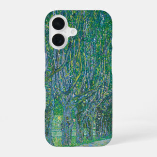 Gustav Klimt: Avenue of Schloss Kammer Park iPhone 16 Hoesje
