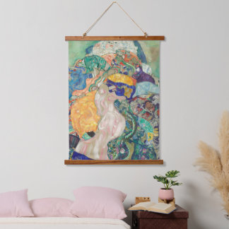 Gustav Klimt Baby Cradle 1978 Old Famous Painting Hangend Wandkleed